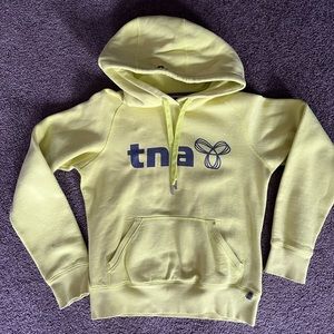 Aritzia TNA Neon Yellow Hoodie